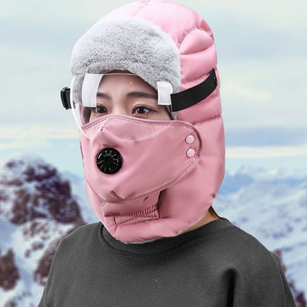 겨울 방한 군밤 모자 3종 세트 항공 스키모자 - 상품 이미지