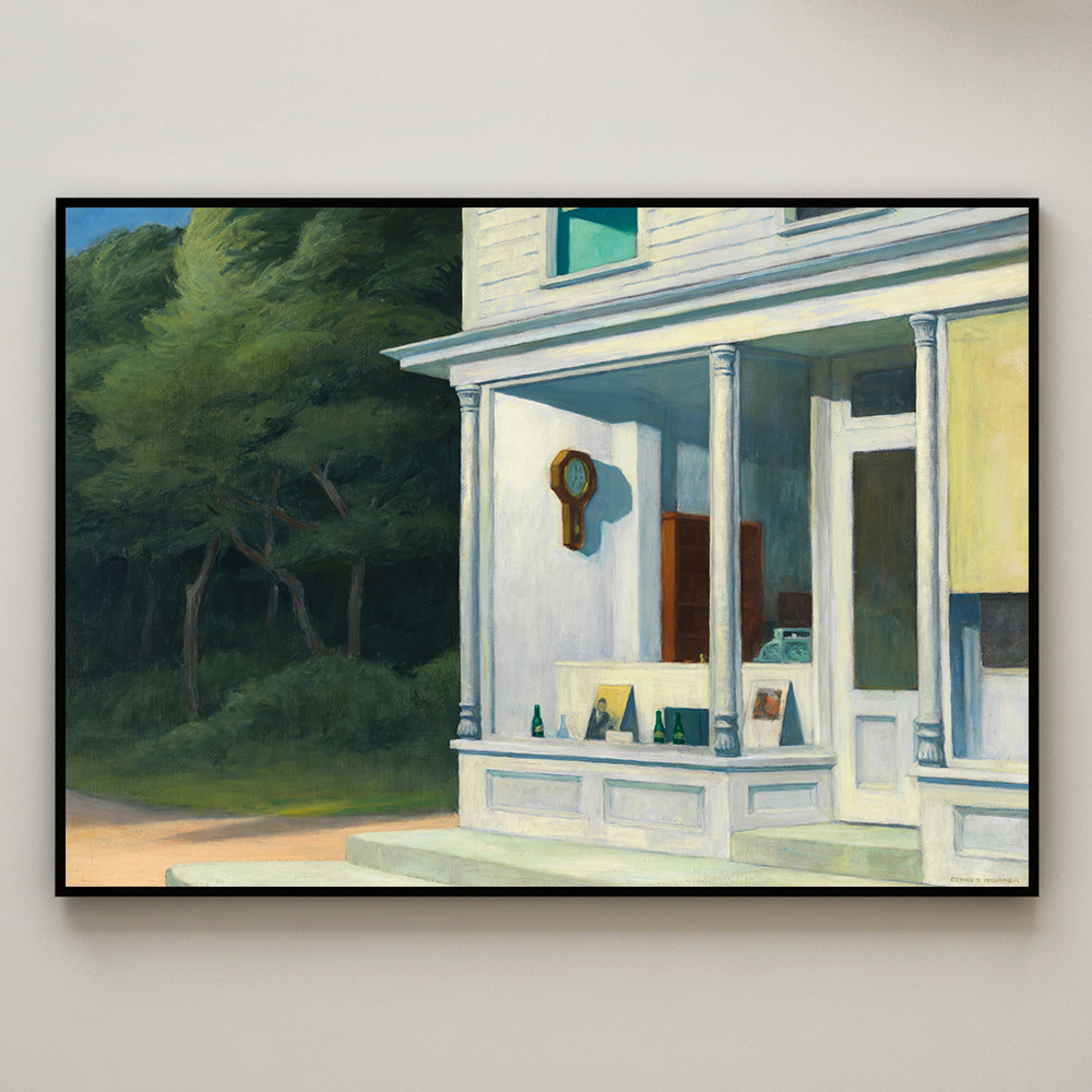 에드워드 호퍼 인테리어 그림 액자 포스터 명화 Seven AM 1948 - 상세 이미지 4