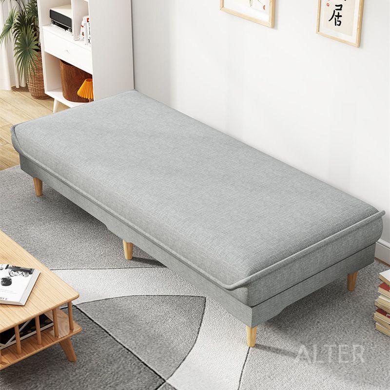 침대 확장 프레임 간이 베드 깔판 연장 라이트 그레이 180x85x40cm - 상세 이미지 4
