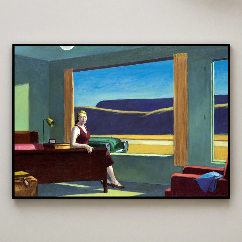 에드워드 호퍼 인테리어 그림 액자 포스터 명화 Western Motel 1957 - 상세 이미지 4