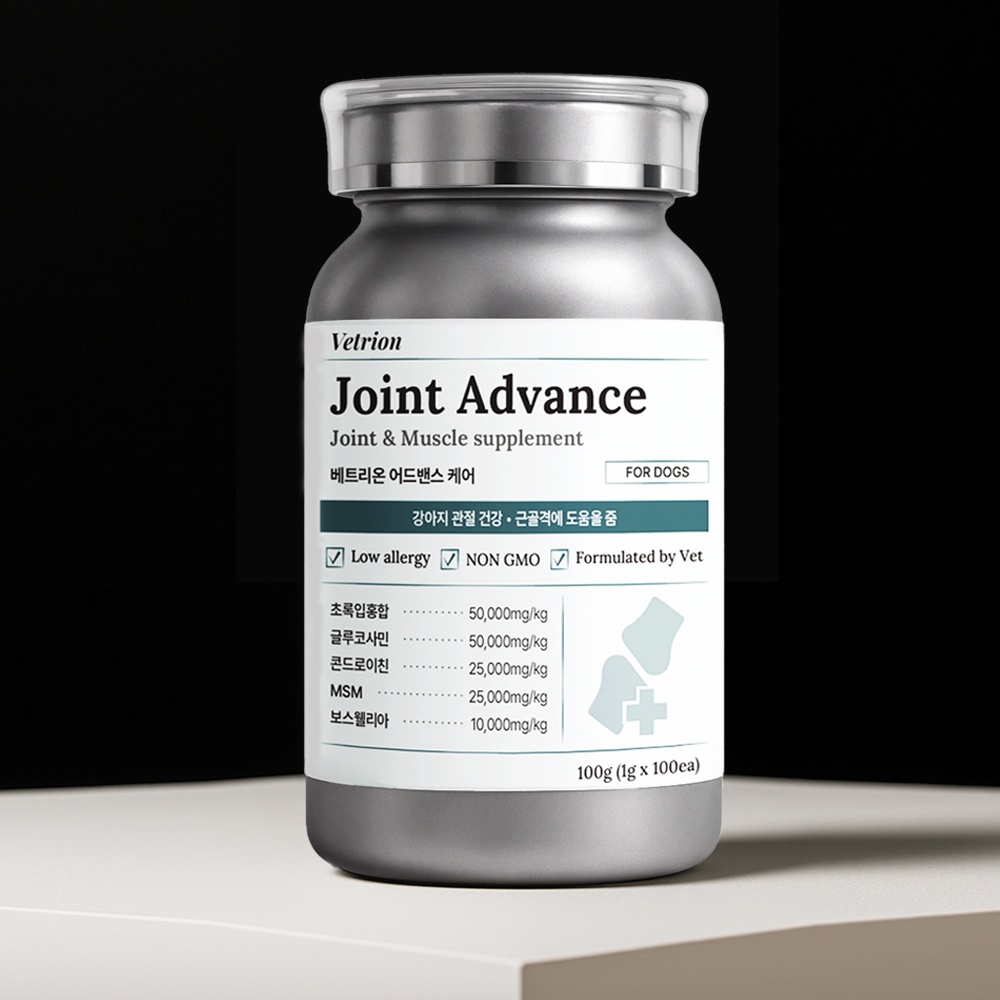 베트리온 강아지 관절 영양제 슬개골 조인트 어드밴스 100정, 1개