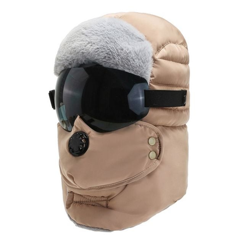 겨울 방한 군밤 모자 3종 세트 항공 스키모자 - 상세 이미지 3