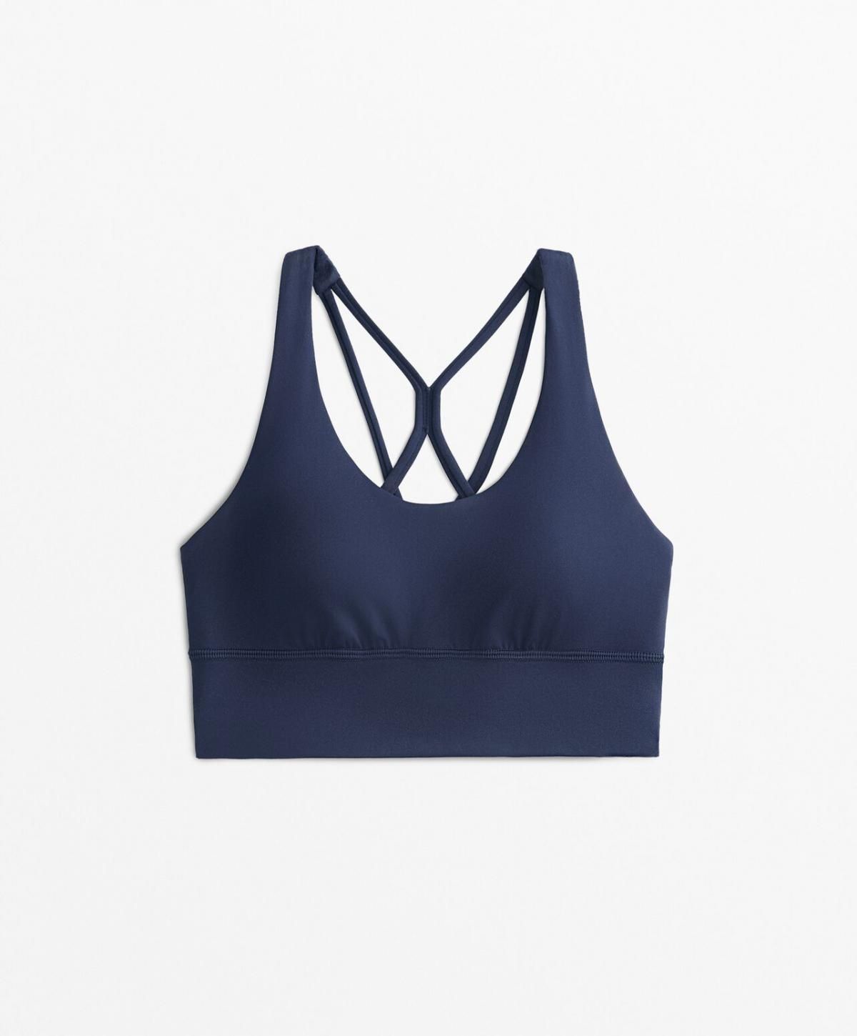 오이쇼 네이비 테크니컬 미디엄서포트 컴포트럭스 스포츠 브라 2977/901 NAVY - 상품 이미지