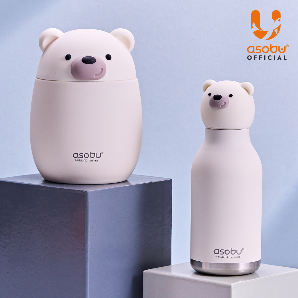 아소부 베스티 텀블러460ml 푸드자 보온도시락 600ml 2종 세트 - 메인 이미지
