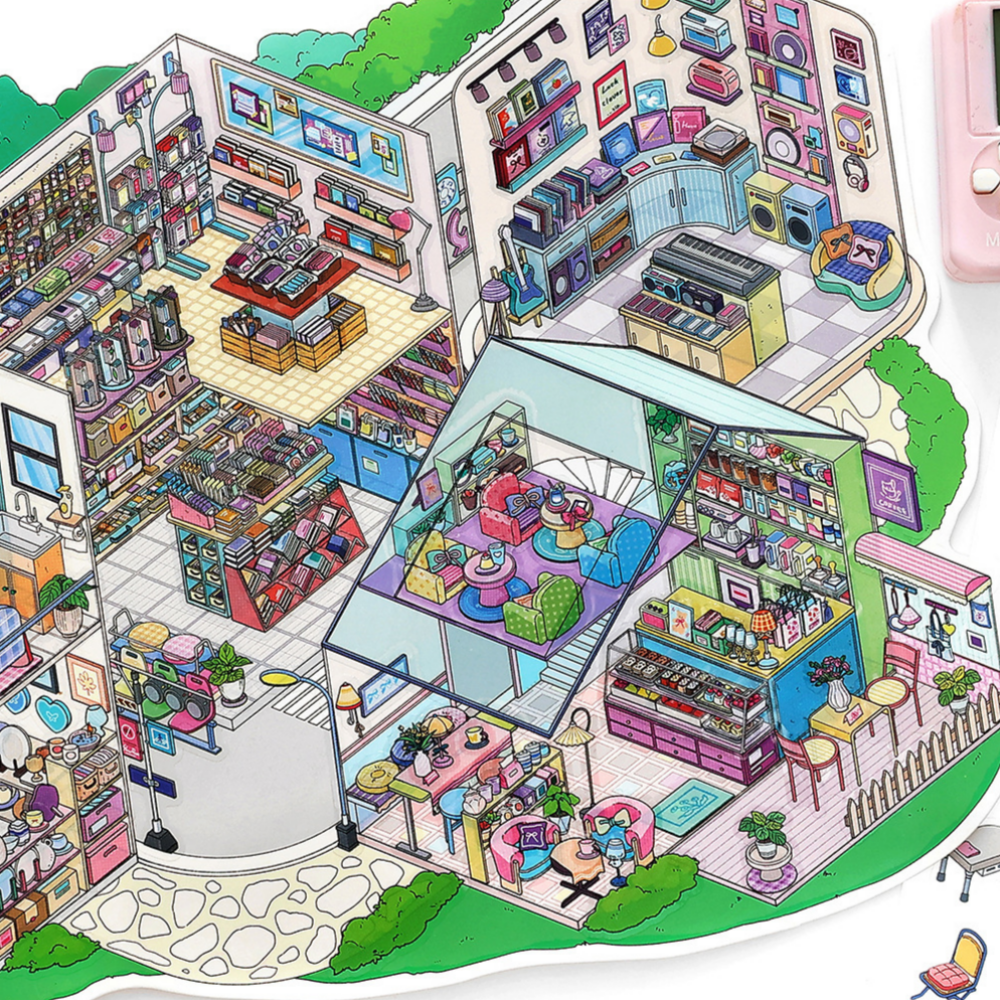 3d 방꾸미기 스티커 대형 상가모임 이미지 3