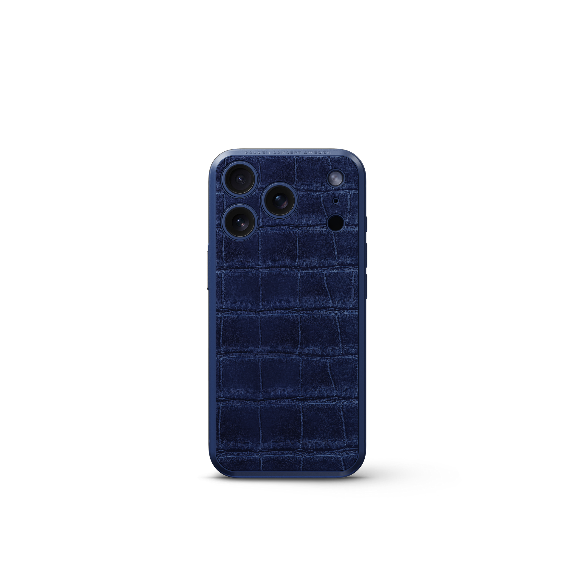 골든컨셉 아이폰17 케이스 - Magnetic Shield - Croco Embossed - Midnight Blue - 상세 이미지 3