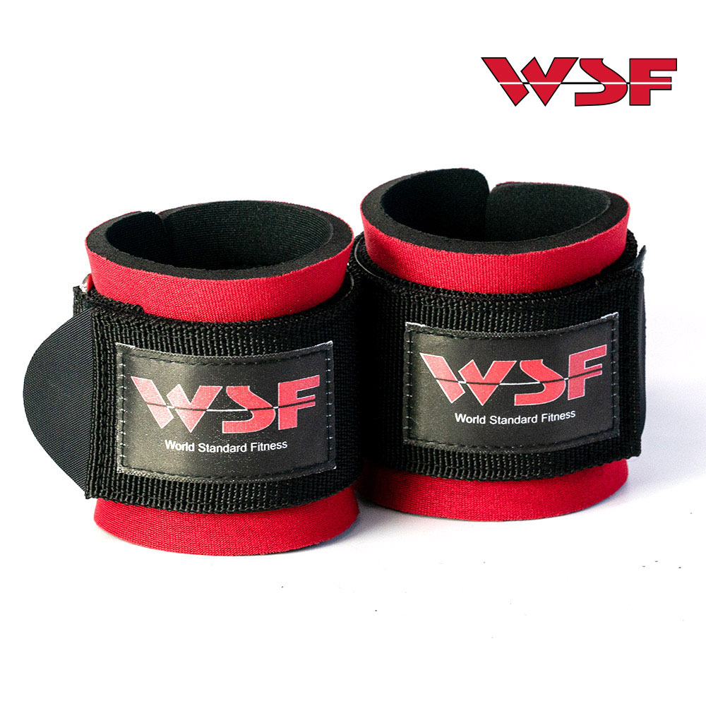 WSF 레드라인 리스트랩 손목보호대 헬스 스트랩 이미지 2
