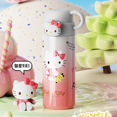 산리오 물통 시나모롤 물병 텀블러 보온병 어린이집 유치원 스텐 400ml