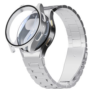 갤럭시워치7 메탈 스트랩 + 풀커버 케이스 SET 갤럭시워치7, 44mm... 개봉기 | 실사용 후기 - 상품 이미지 1
