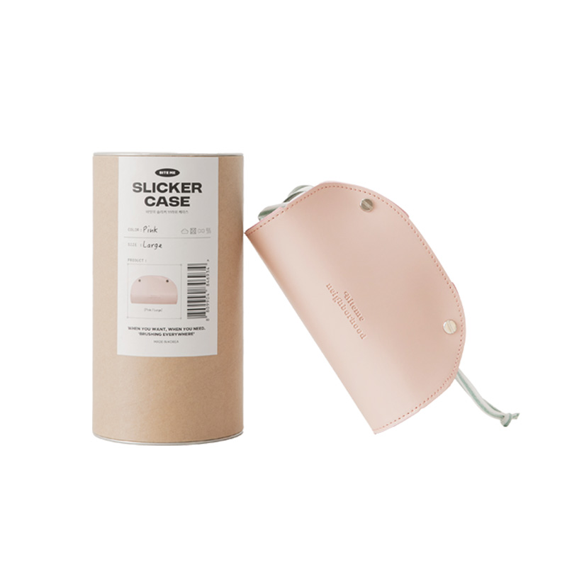 강아지 슬리커 케이스 반려견 브러쉬 애견 빗 휴대용