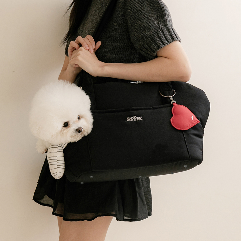 SSFW Muffin bag - 블랙 - 상세 이미지 3