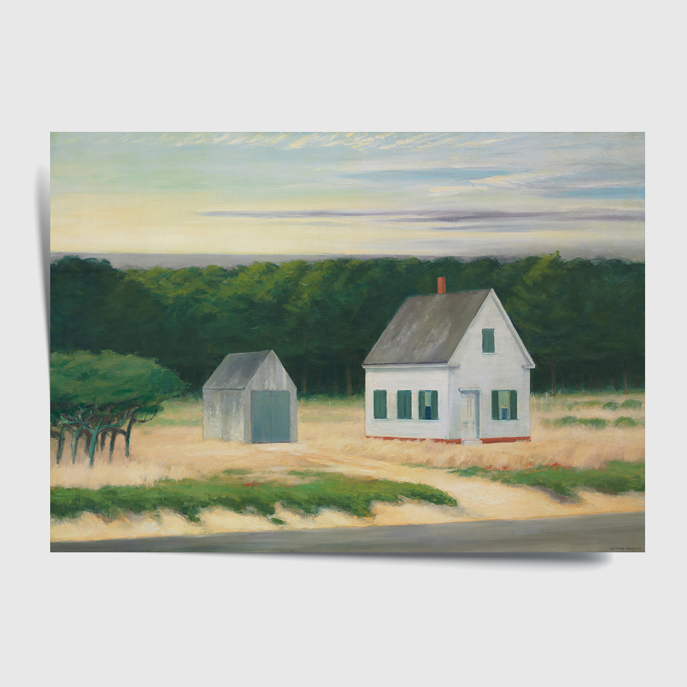 에드워드 호퍼 인테리어 그림 액자 포스터 명화 October on Cape Cod 1946 - 상세 이미지 2