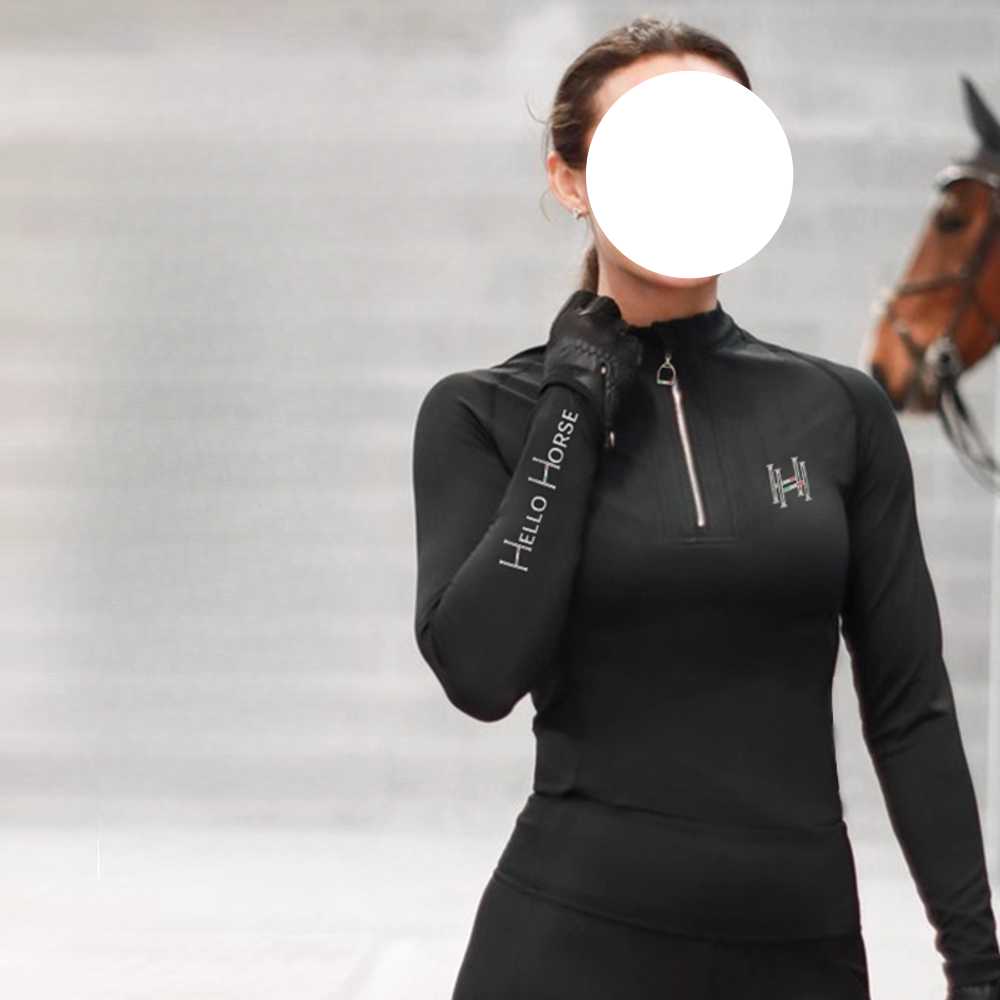 여성용 승마 의류 프로핏 라인 스트레치 라이딩복 블랙 S-L - 상세 이미지 2