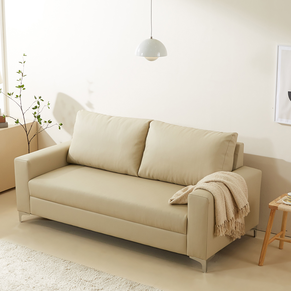 [서광퍼니처] 젠 가죽3인용 air라텍스 한팔 양팔형 소파