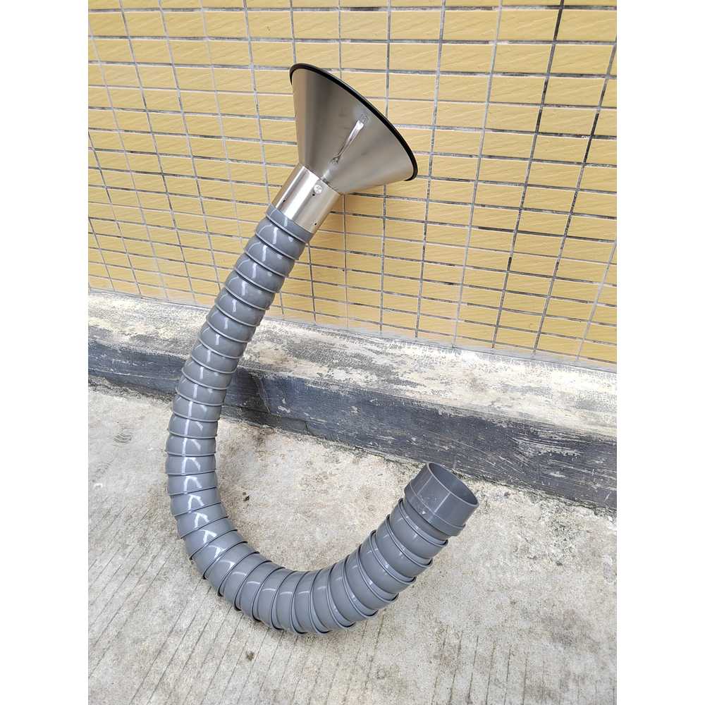 암후드 국소배기 산업용 흄흡입기 작업장 연기제거 110MM 2M 커버+밸브 - 상세 이미지 3