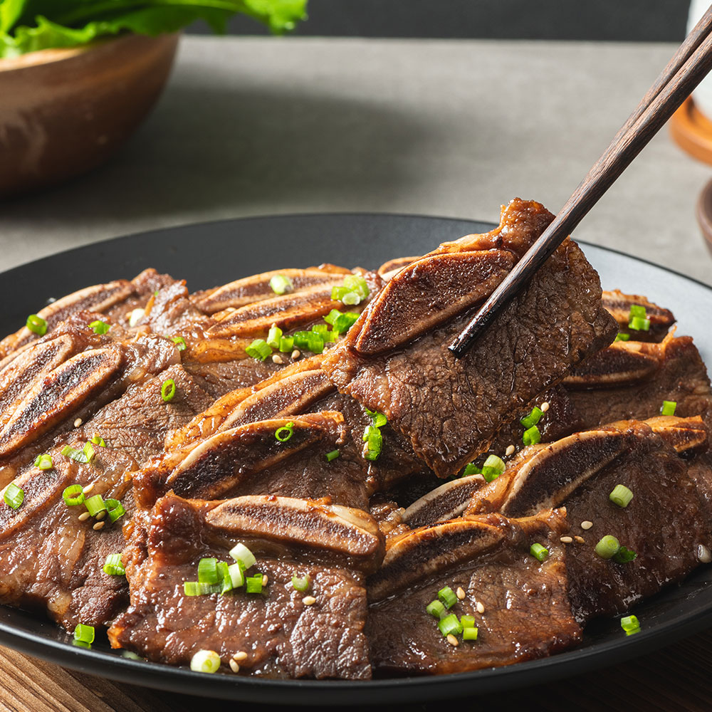 김가연 양념 LA갈비 미국산 초이스등급 소고기 엘에이갈비 400g, 4개 - 상세 이미지 3