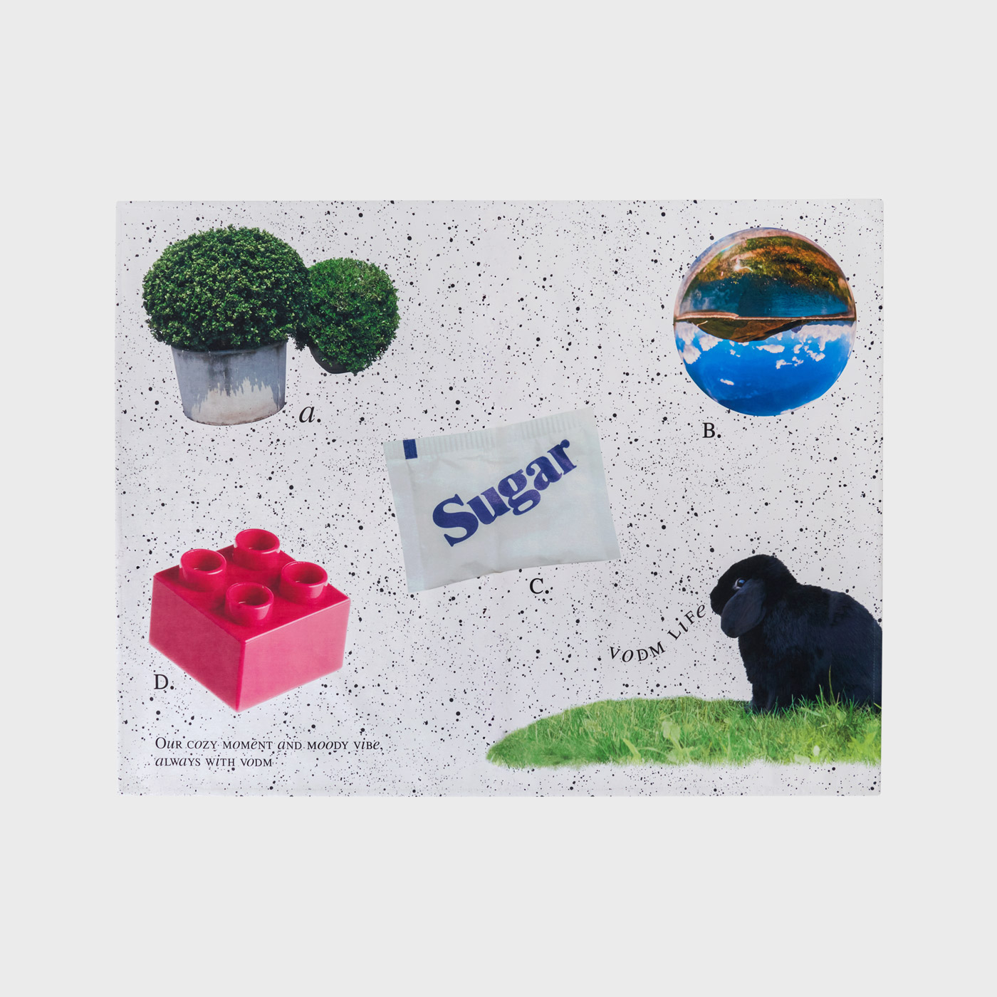 Graphic Flat Rug Sugarand, 100x150cm - 상세 이미지 2