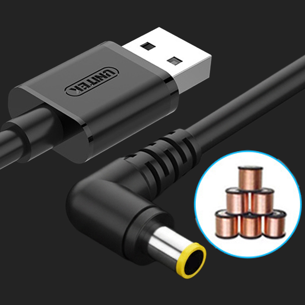 USB 전원 공급 DC5.5mm 9v 5v 충전케이블 변환 전원선 - 상품 이미지