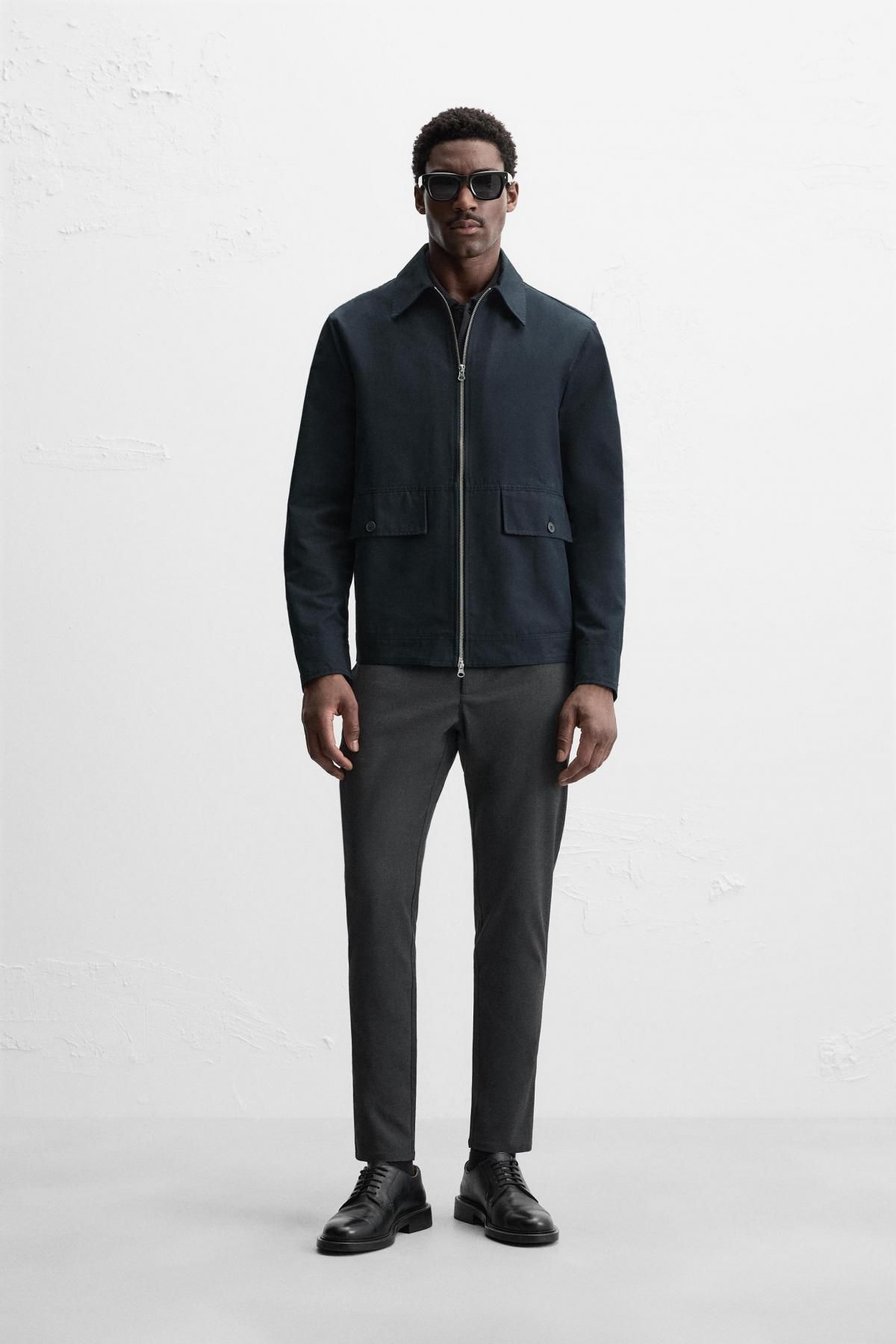 자라 슬림핏 컴포트 팬츠 6861/441 ANTHRACITE GREY - 상세 이미지 2