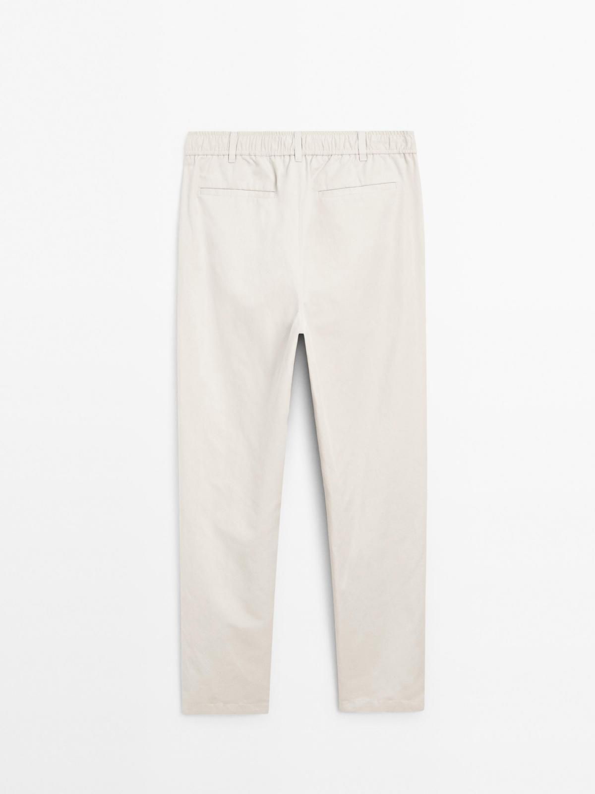 마시모두띠 와이드핏 코튼블렌드 테크니컬 조거 팬츠 0013/006 BEIGE - 상세 이미지 4