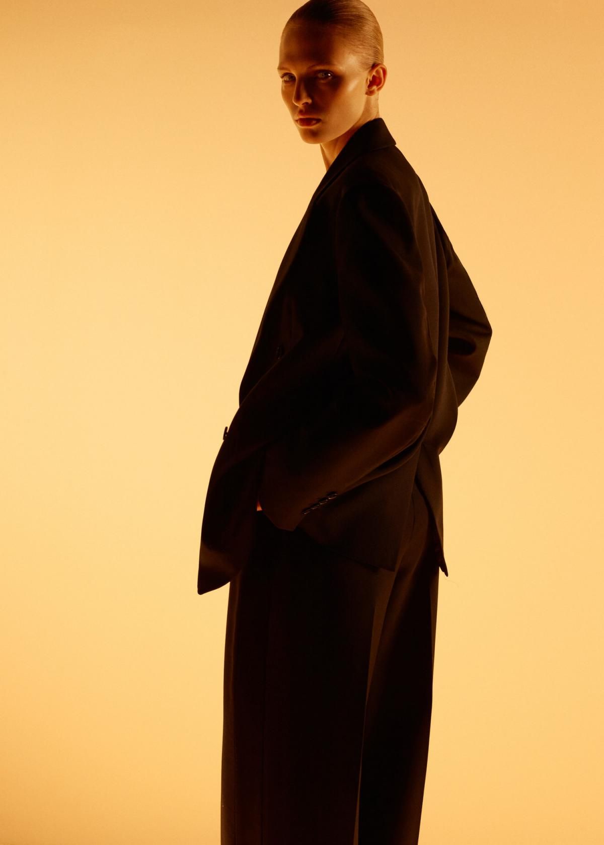 망고 테크니컬 울블렌드 슬랙스 팬츠 17049121 NEGRO - 상세 이미지 2