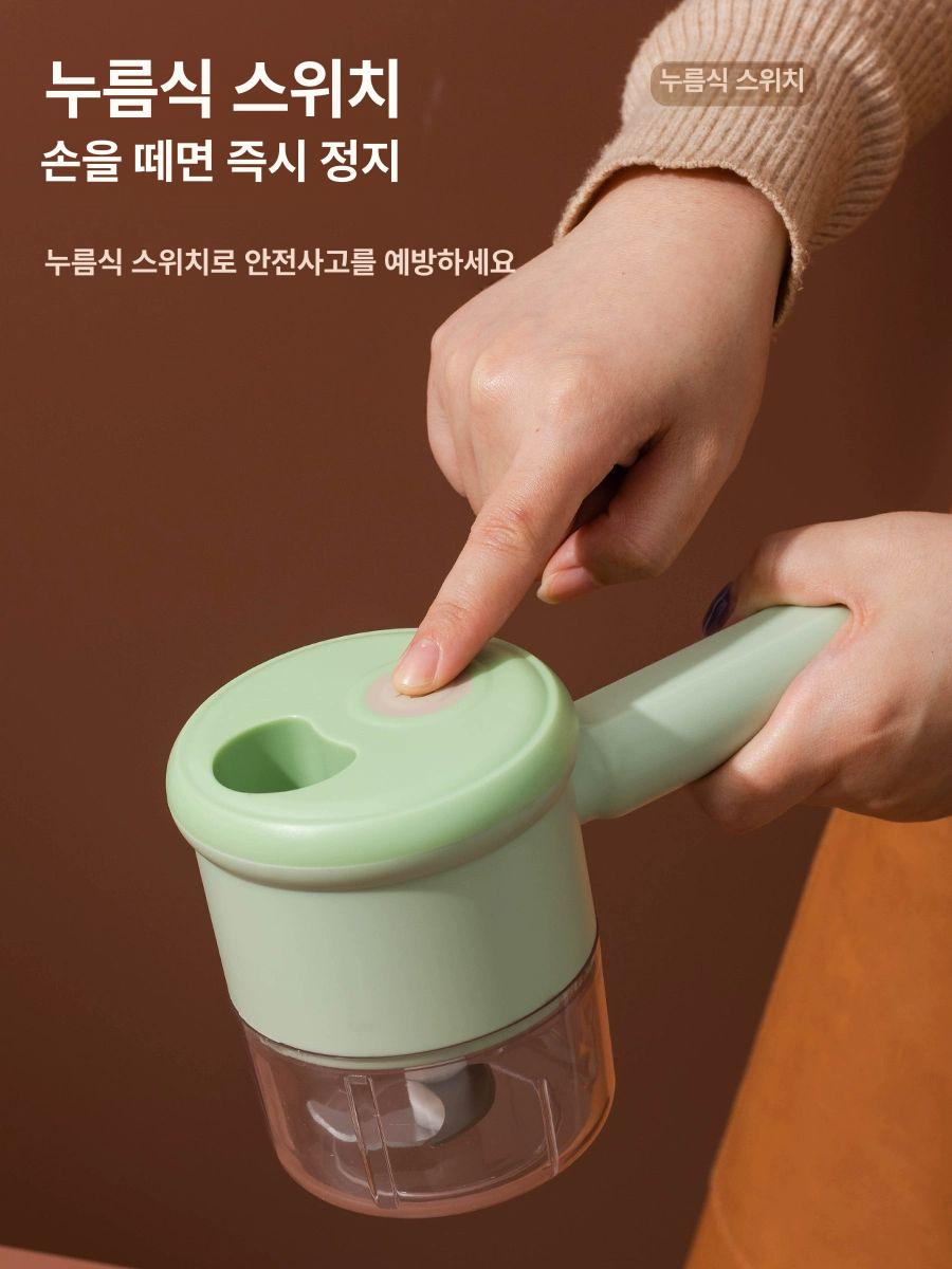 전동 마늘 다지기 까는기계 다용도 믹서기 A - 상세 이미지 2