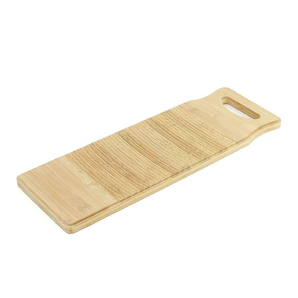 대나무 빨래판 50x18cm 라운드 얼룩제거 셔츠 행주 - 메인 이미지