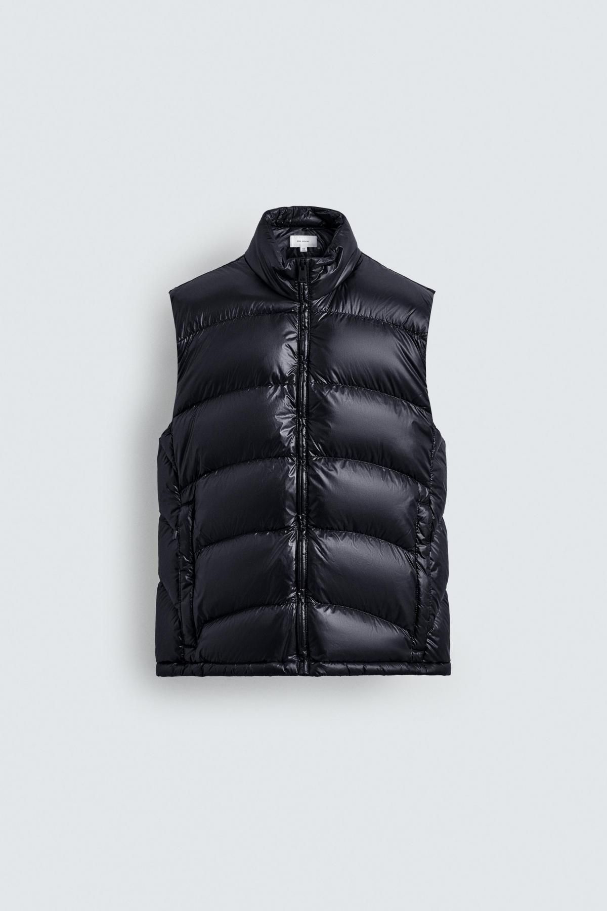 자라 100 페더 다운 방수 경량 패딩 베스트 4302/313 DARK NAVY - 메인 이미지
