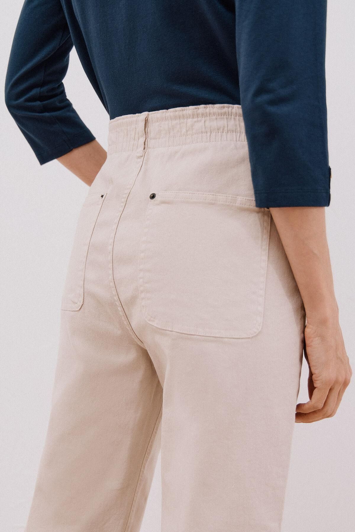 꼬르떼피엘 이지핏 밴딩 하이라이즈 팬츠 8822018 MARFIL - 상세 이미지 2