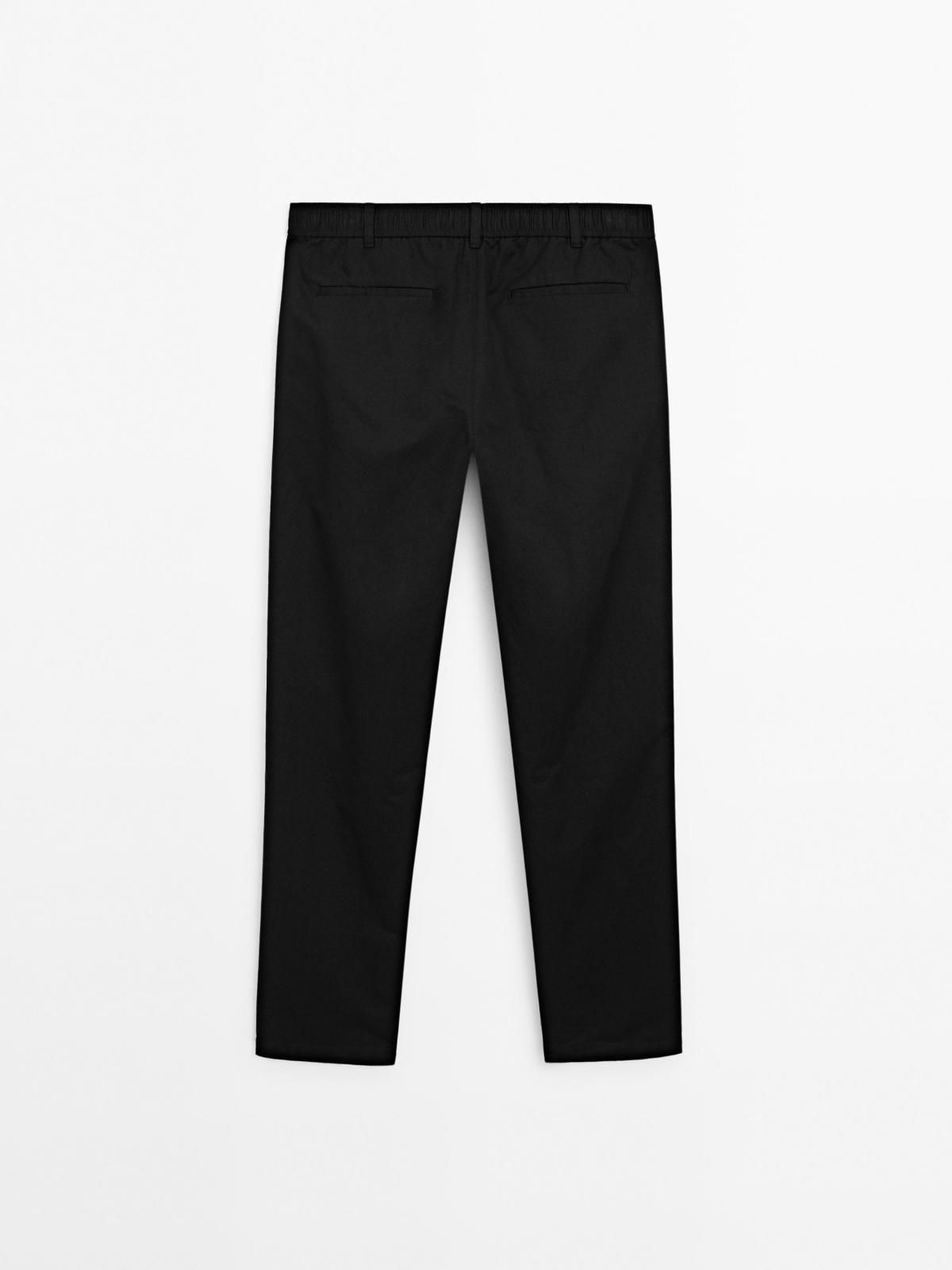 마시모두띠 와이드핏 코튼블렌드 조거팬츠 0013/006 BLACK - 상세 이미지 5