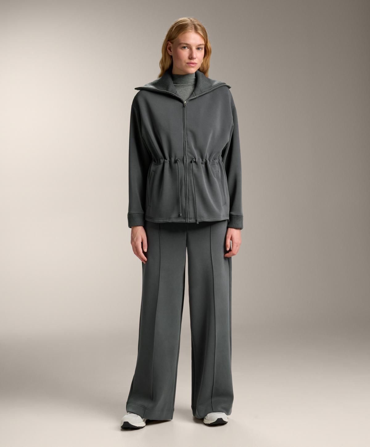 오이쇼 테크니컬 모달 와이드 스트레이트 팬츠 4355/838 ANTHRACITEGREY - 상세 이미지 2