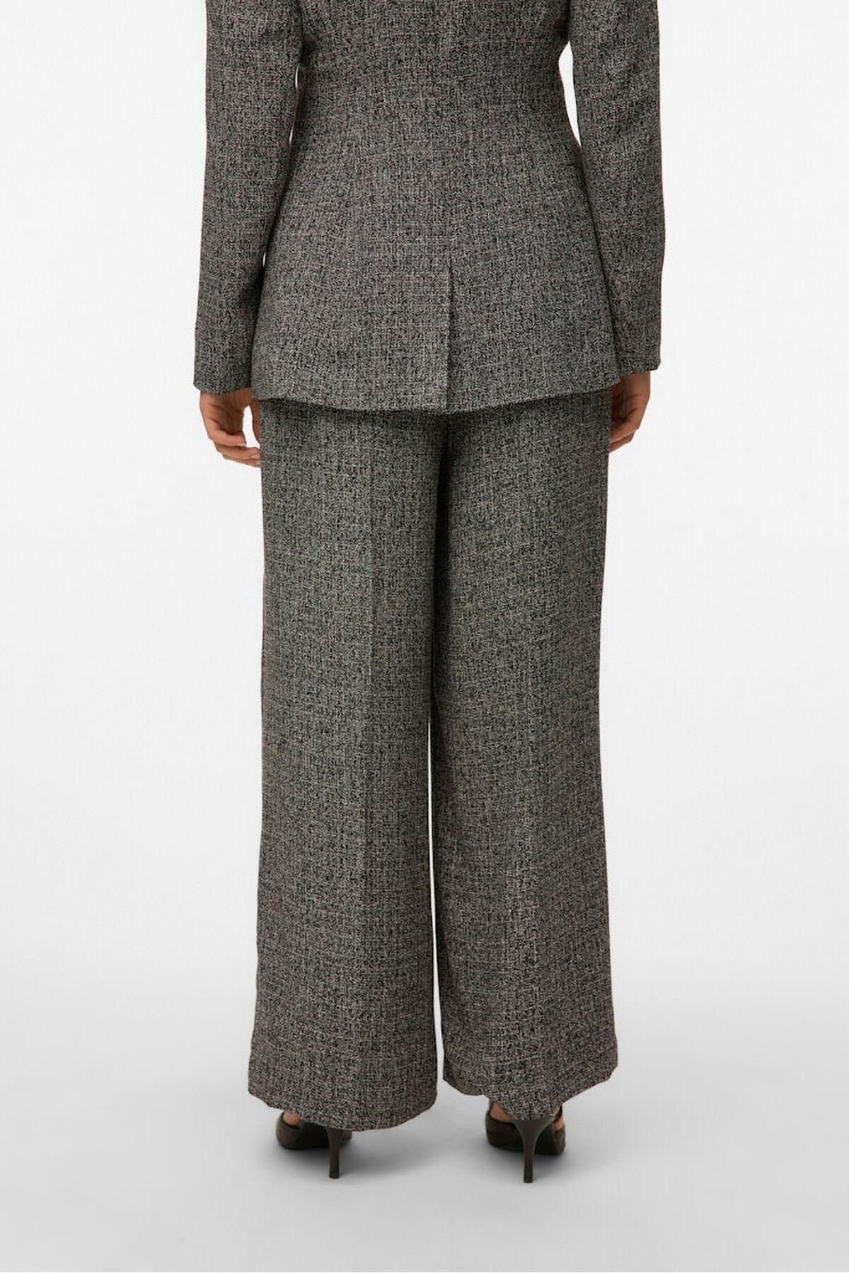 베로모다 테크니컬 와이드핏 핀턱 슬랙스 팬츠 3722164 NEGRO - 상세 이미지 4