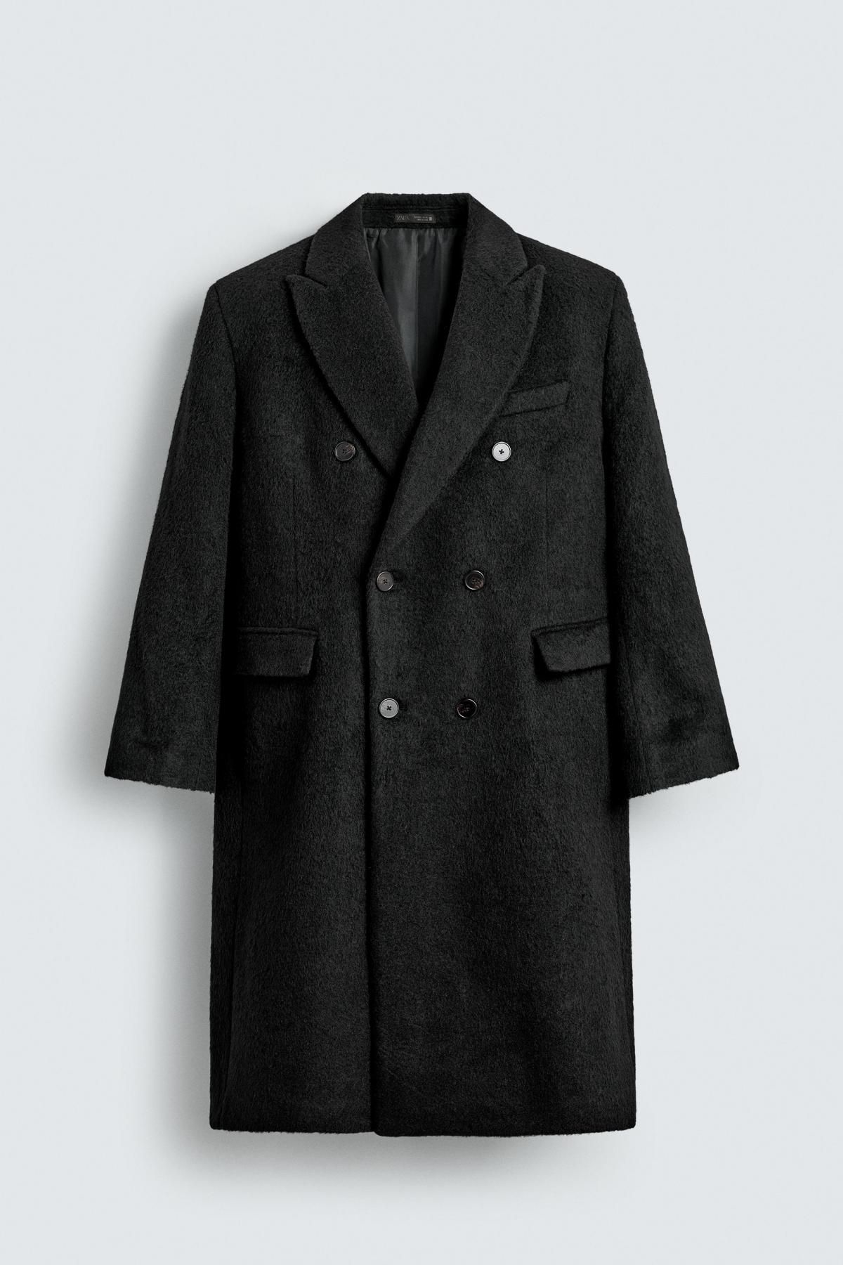 자라 클래식 더블브레스트 울 더블 코트 5070/704 BLACK - 상품 이미지
