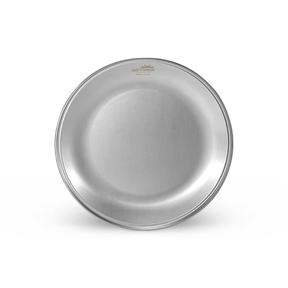 AMG 티타늄 접시 세트 3p 그릇 티탄 백패킹 케이스포함