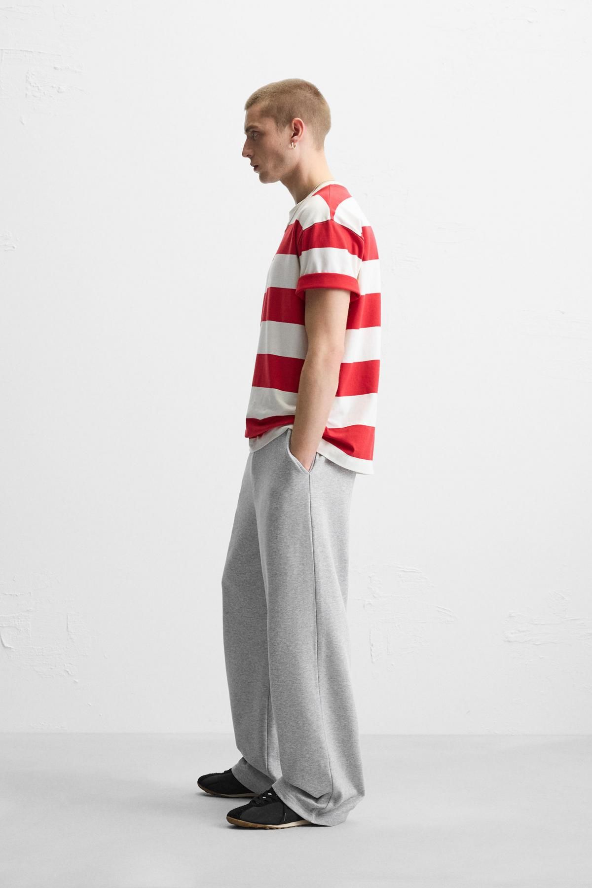 자라 와이드핏 조거 팬츠 0761/440 GREY MARL - 상세 이미지 5