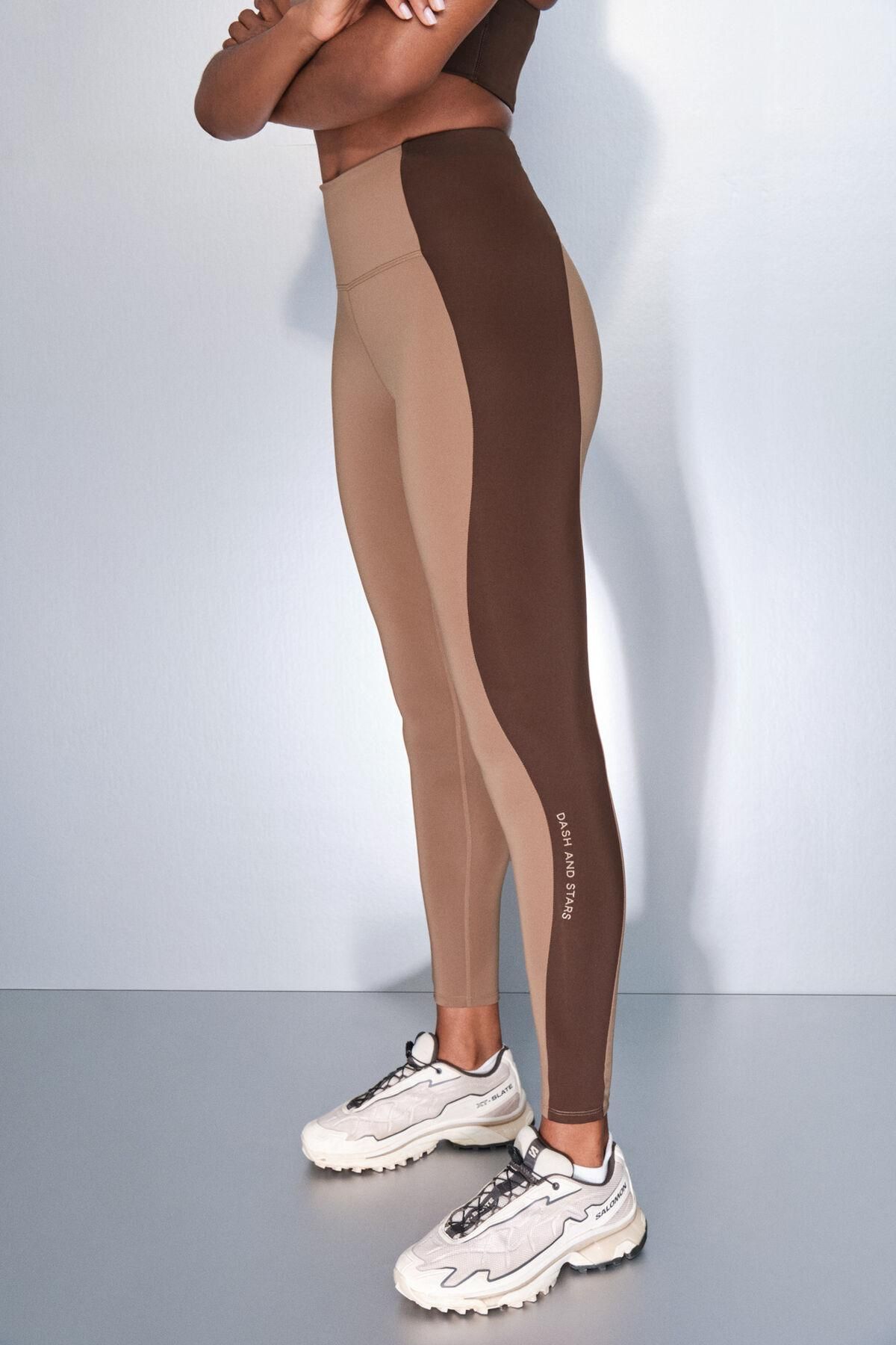대시 앤 스타즈 테크니컬 4D 스트레치 컬러블록 레깅스 5172057 NUDE - 상품 이미지