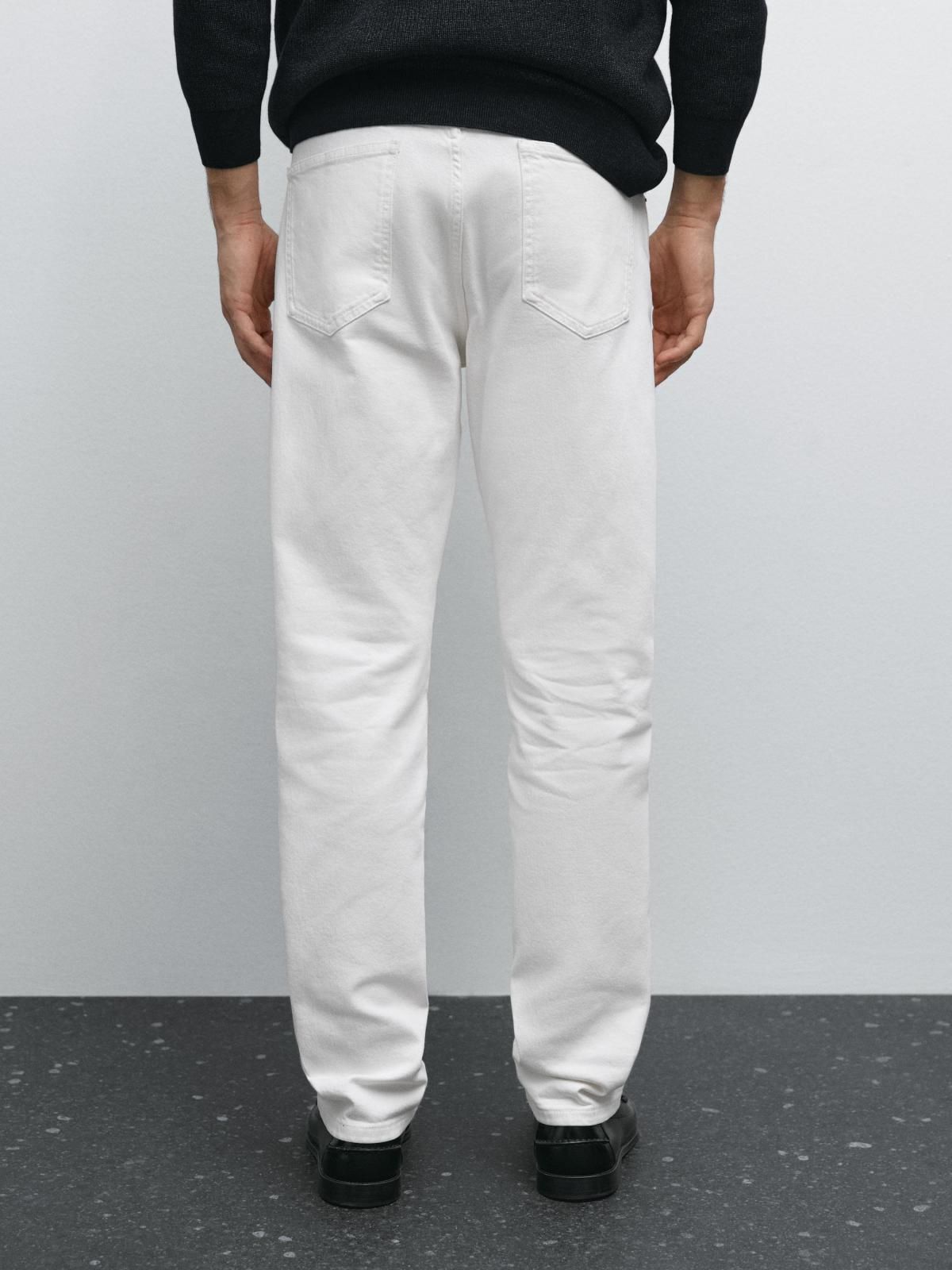 마시모두띠 슬림핏 데님 화이트 슬림핏 청바지 0300/106 OFF WHITE - 상세 이미지 3