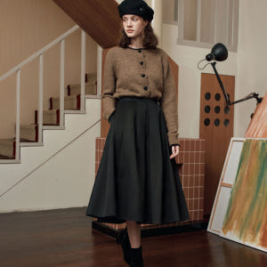 [제로스트릿]에이라인 플레어 스커트 A LINE FLARE SKIRT /... 착용 후기 | 사이즈/핏 총정리 - 상품 이미지 3