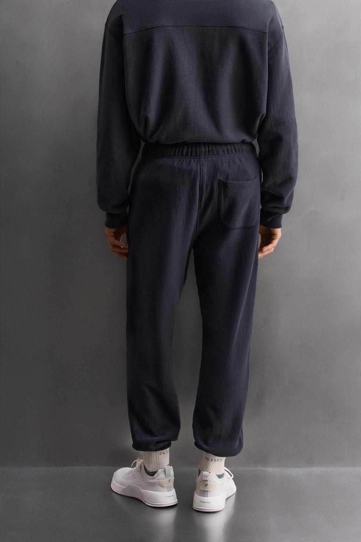 자라 애슬레저 테리 코튼 조거 트레이닝 팬츠 4231/313 NAVY BLUE - 상세 이미지 3