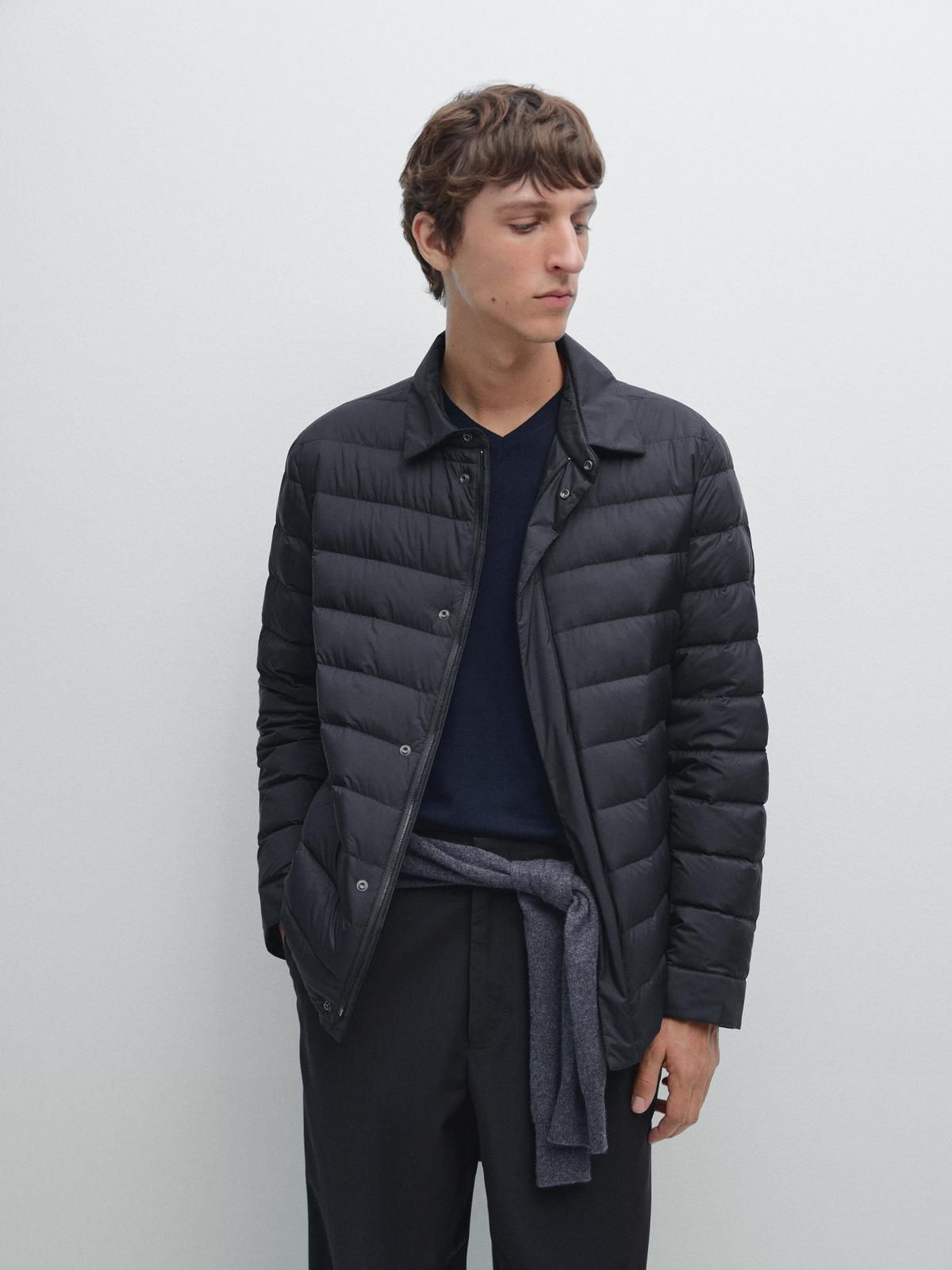 마시모두띠 테크니컬 초경량 발수 퀼팅 재킷 3107/403 DARK NAVY - 상세 이미지 3