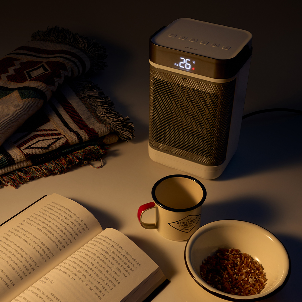 벤딕트 온풍기 욕실 화장실 가정용 전기 미니 캠핑 난방 히터 PTC 난로 IoT 헤온