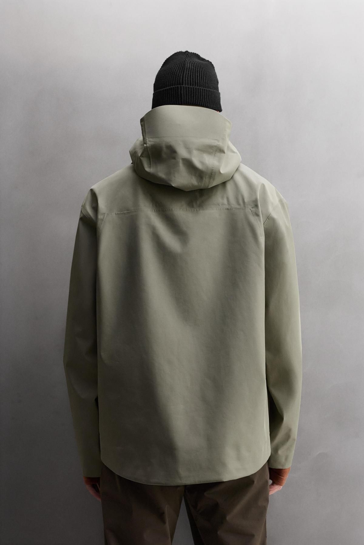 자라 테크니컬 방수 아웃도어 후드 집업 자켓 3286/313 LIGHT GREEN - 상세 이미지 4