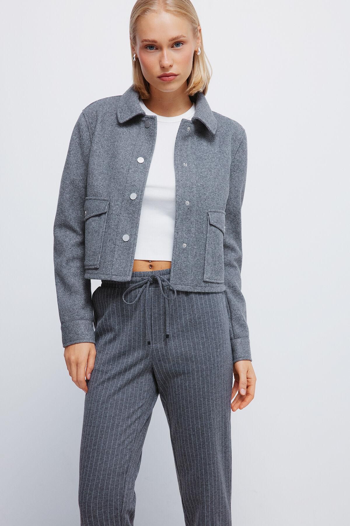 스프링필드 테크니컬 스트라이프 조거 팬츠 6832060 GRIS - 상세 이미지 3