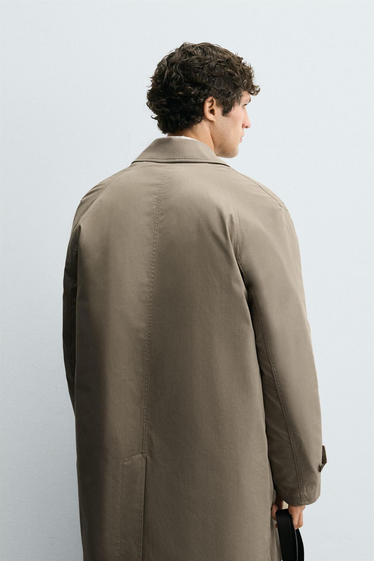 자라 탈착식 안감 오버핏 트렌치코트 5854/420 BEIGE - 상세 이미지 4