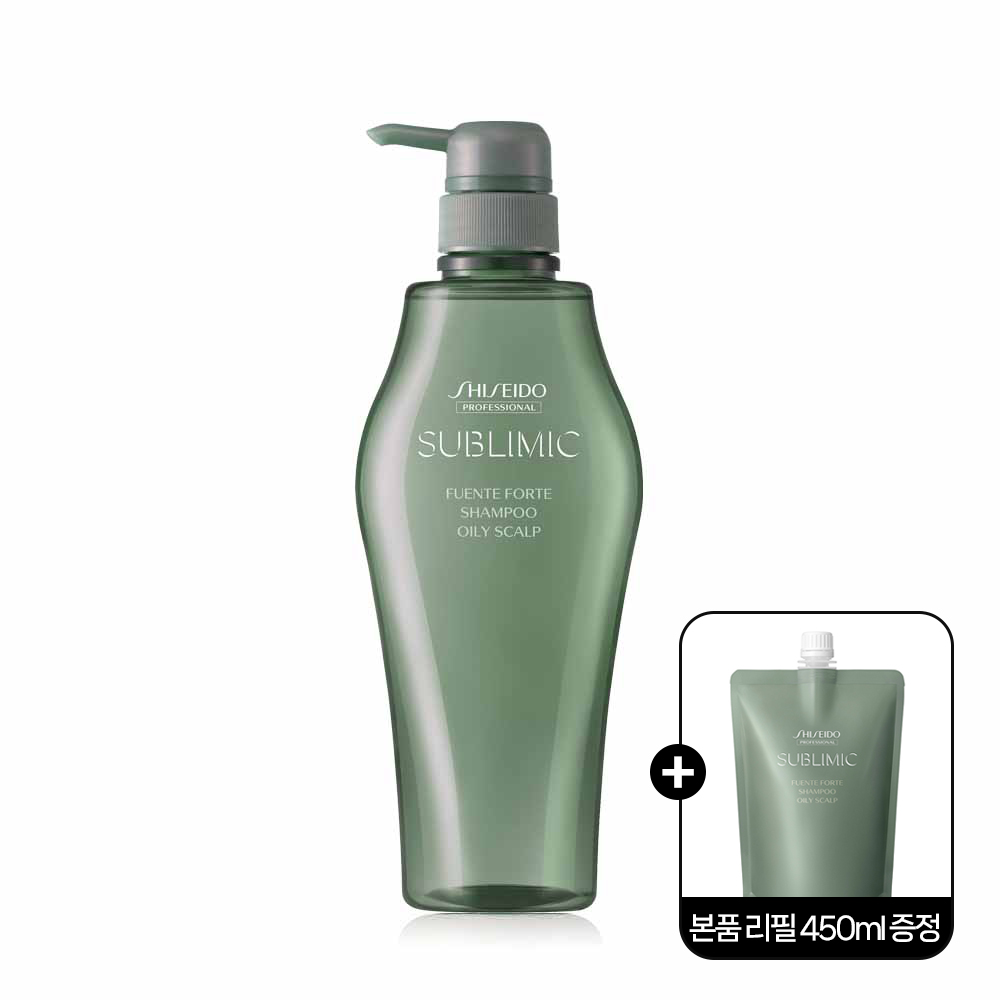 지성두피용 OS 서브리믹 휀테 포르테 샴푸 500ml+리필 450ml 증정 - 상품 이미지