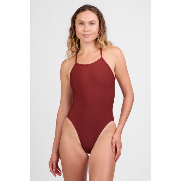 졸린 잭슨 파프리카 원피스 수영복 Jolyn Jackson One Piece Swimsuit (solids) - Paprika - 메인 이미지
