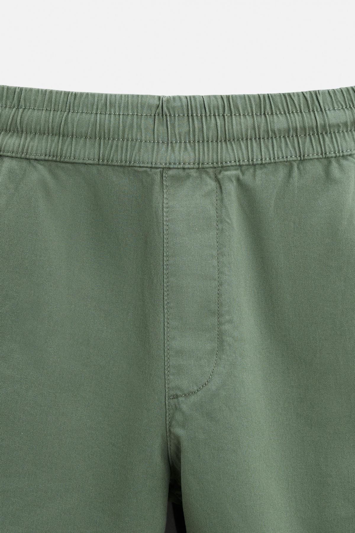 자라 릴렉스핏 버뮤다 쇼츠 9252/406 GREEN 이미지 7