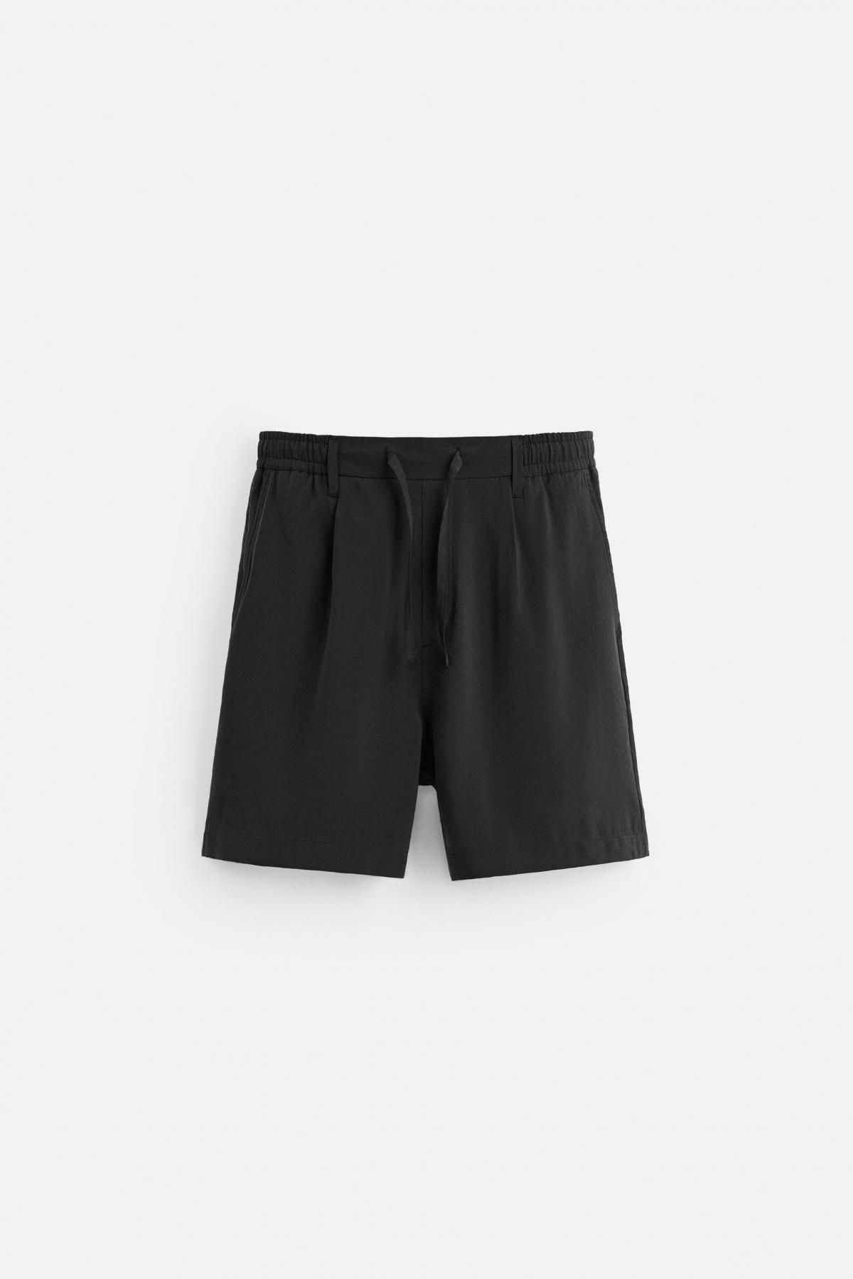 자라 레귤러핏 버뮤다 쇼츠 2675/402 BLACK - 상품 이미지