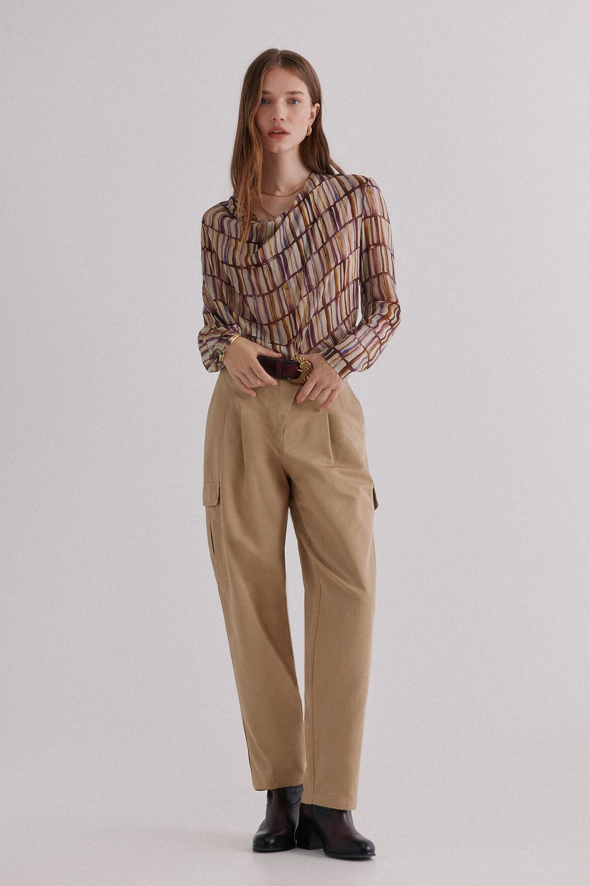 호스 인트로피아 테크니컬 카고 와이드 팬츠 6542818 MARFIL - 상세 이미지 2