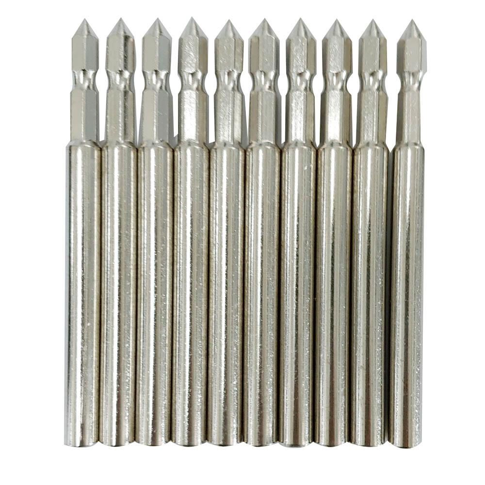 편한손 자석비트드라이버 삼각 6.35x100mm 10EA - 6.35x100(mm) - 메인 이미지